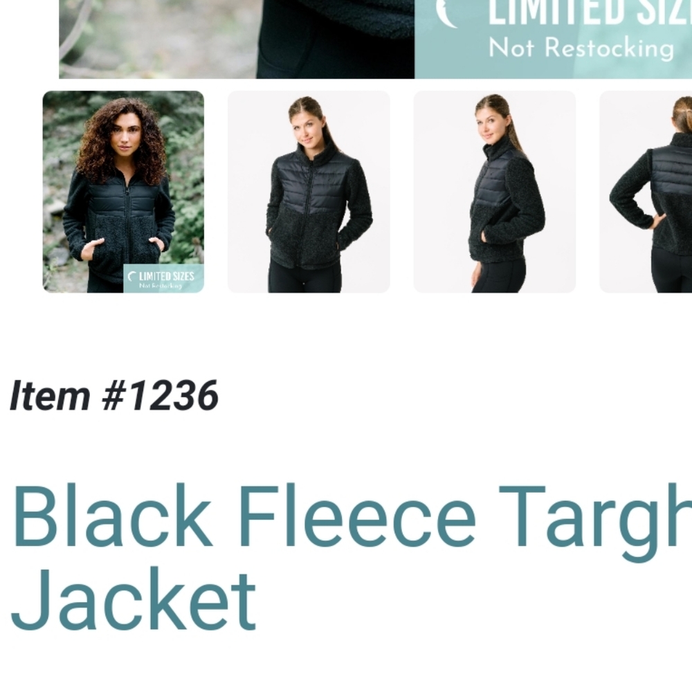 Zyia running winter jacket